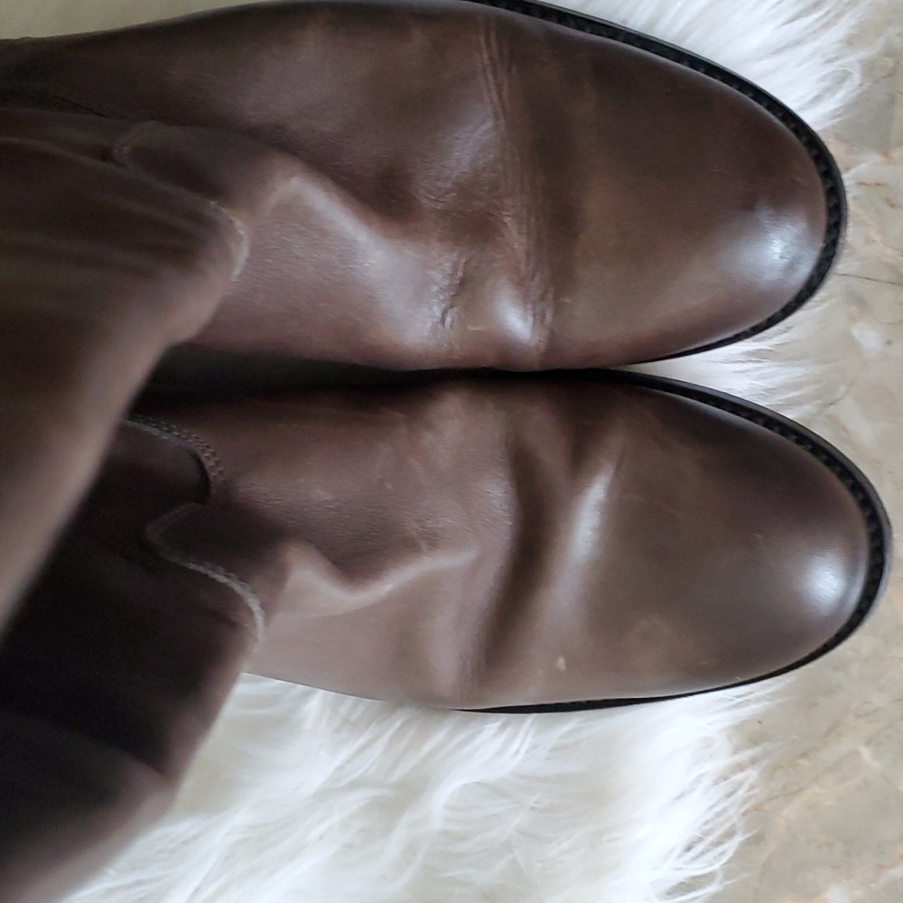 Frye Melissa  pullon brown riding leather boots size 8.5 - Picture 7 of 16
